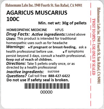 Agaricus Muscarius 100c 30g (Agaricus Muscarius 100c 30g)